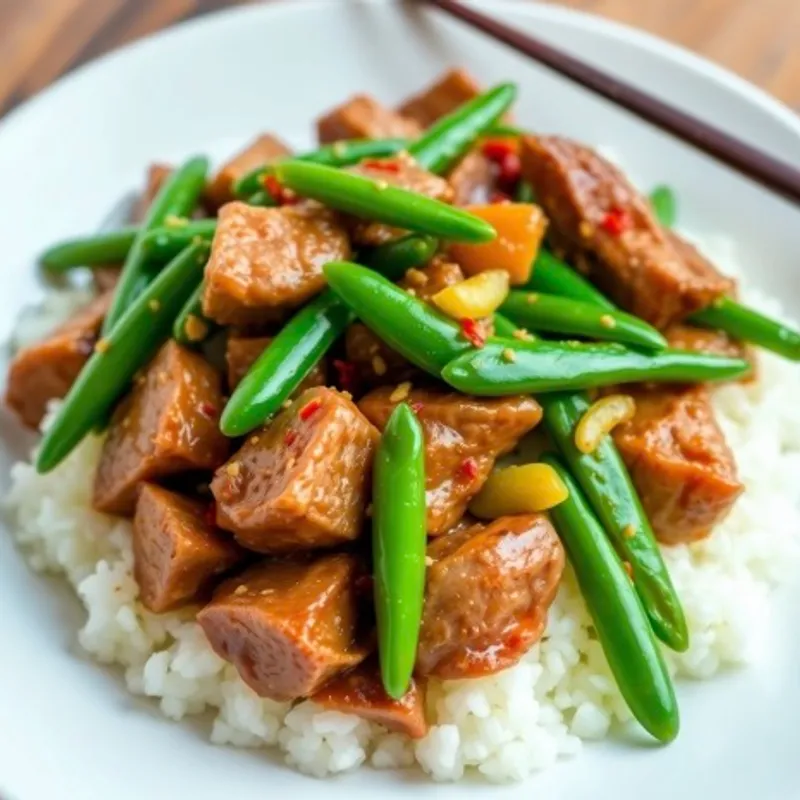 Beef & Snow Pea Stir Fry image